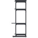 Kendall Howard Configured 4-Post 3 Shelf LAN Rack (48")