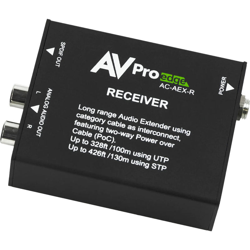 AVPro Edge AC-AEX-R Uncompressed Audio Receiver (328')