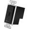 AVPro Edge 4K60 HDMI-over-HDBaseT Single-Gang Wall Plate Transmitter (Black)