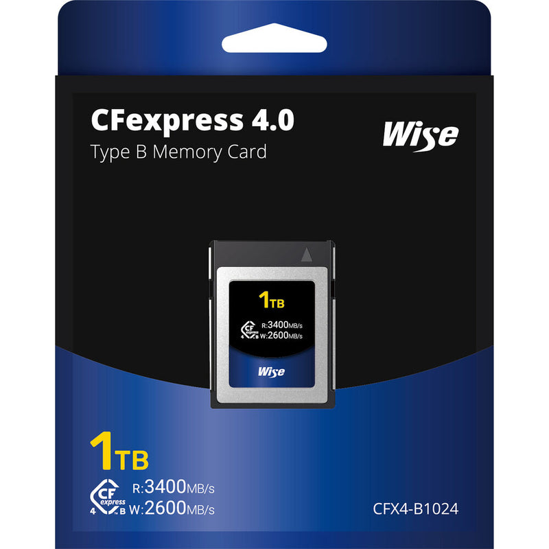 Wise Advanced 1TB CFexpress 4.0 Type B Memory Card