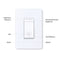 TP-Link Tapo S505D Smart Wi-Fi Dimmer Light Switch & Dimmer (Matter, 2-Pack)