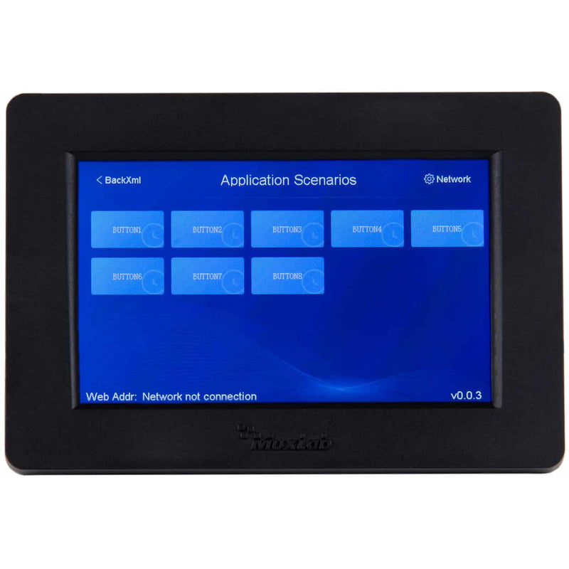 MuxLab 5" Touch Control Panel with PoE (White)