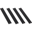 MuxLab Blank Filler Plates for 500923 Transceiver Chassis (Set of 4)