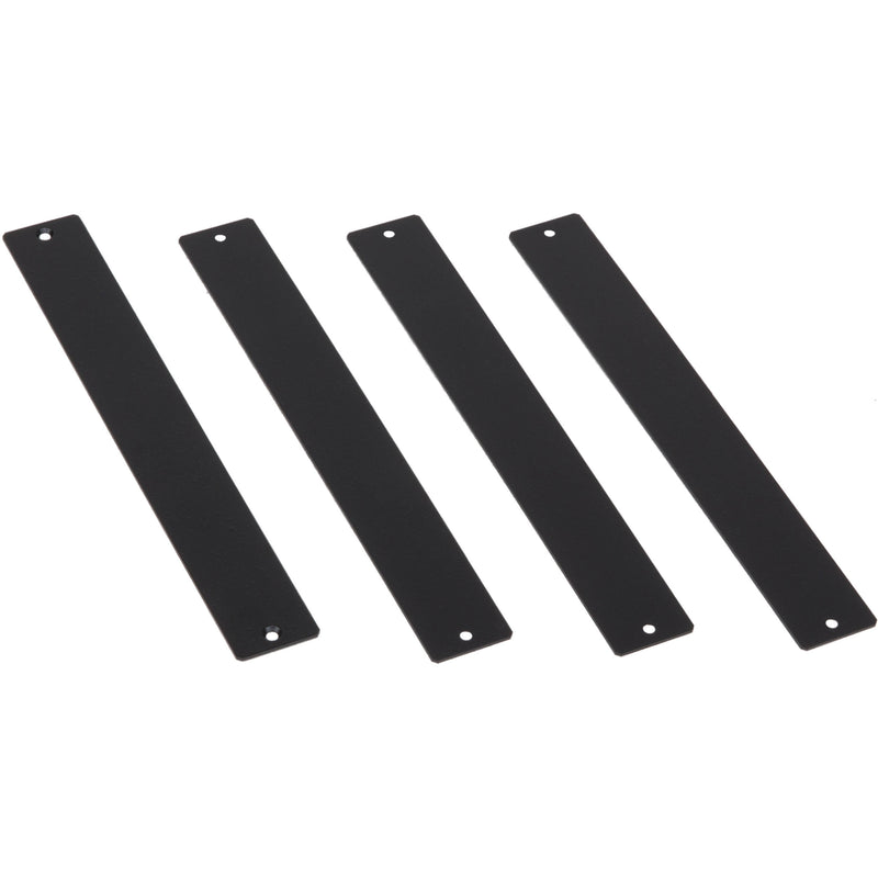 MuxLab Blank Filler Plates for 500923 Transceiver Chassis (Set of 4)
