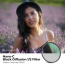 K&F Concept C-Series Black Diffusion Filter (58mm, Grade 1/2)