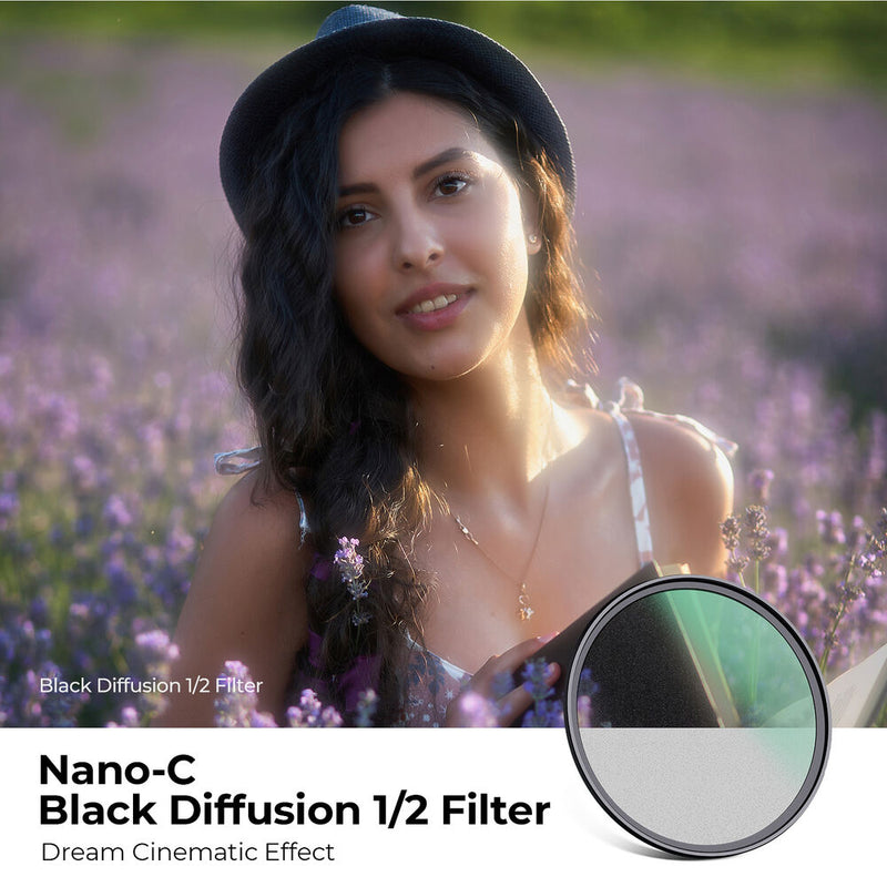 K&F Concept C-Series Black Diffusion Filter (58mm, Grade 1/2)
