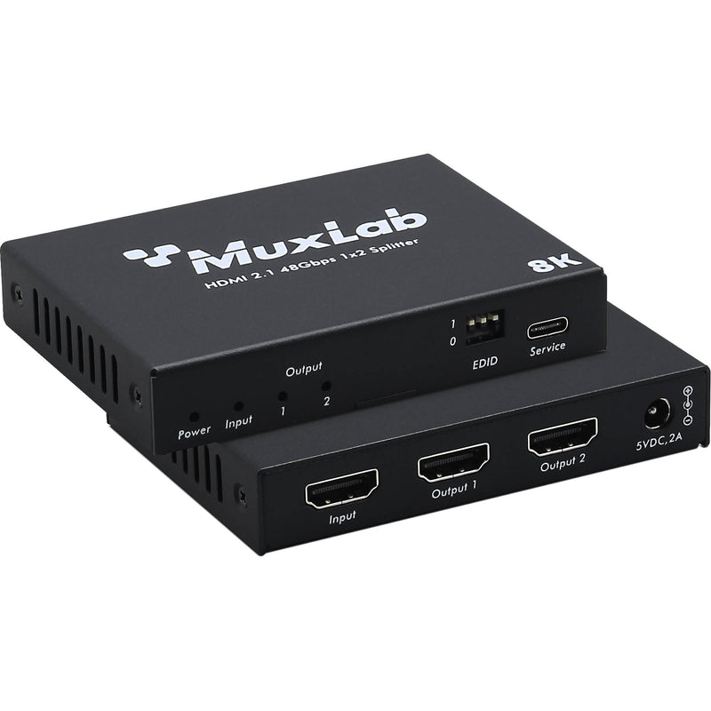 MuxLab HDMI 2.1 48 Gb/s 1 x 2 Splitter