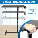 Mount-It! Height-Adjustable Overbed Desk