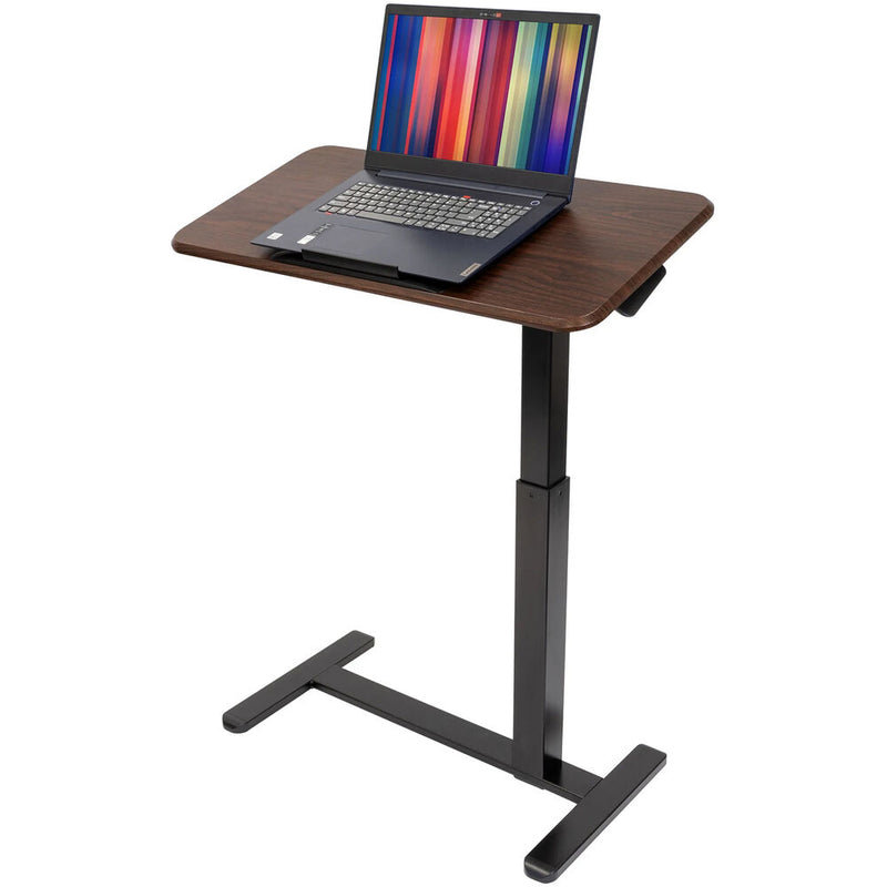 Mount-It! Height-Adjustable Overbed Desk with Tilt Tabletop