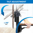 Mount-It! Height-Adjustable Overbed Desk with Tilt Tabletop