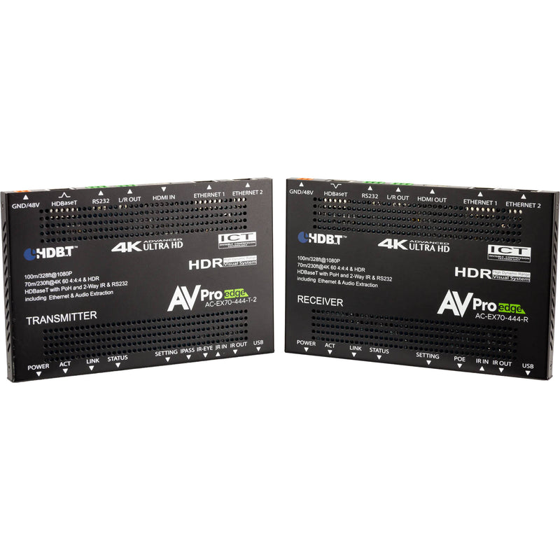 AVPro Edge 4K HDMI 2.0 over HDBaseT Extender Kit (TAA-Compliant)