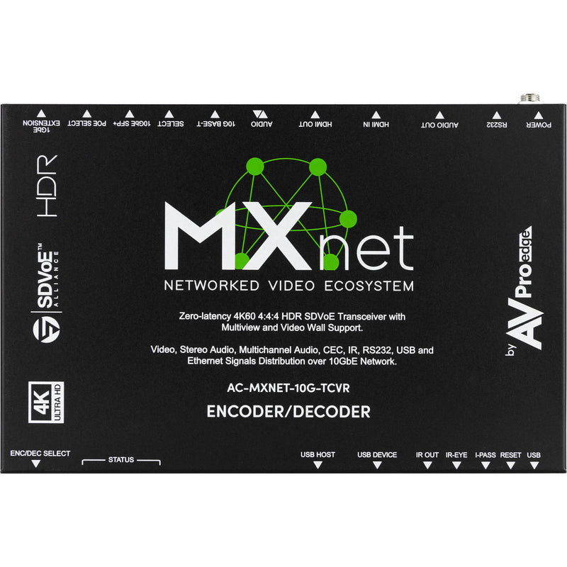 AVPro Edge MXNet 10G SDVoE Transceiver (TAA-Compliant)