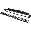 Simply45 S45-2024UP 24-Port Pro Series Unloaded UTP Keystone Patch Panel