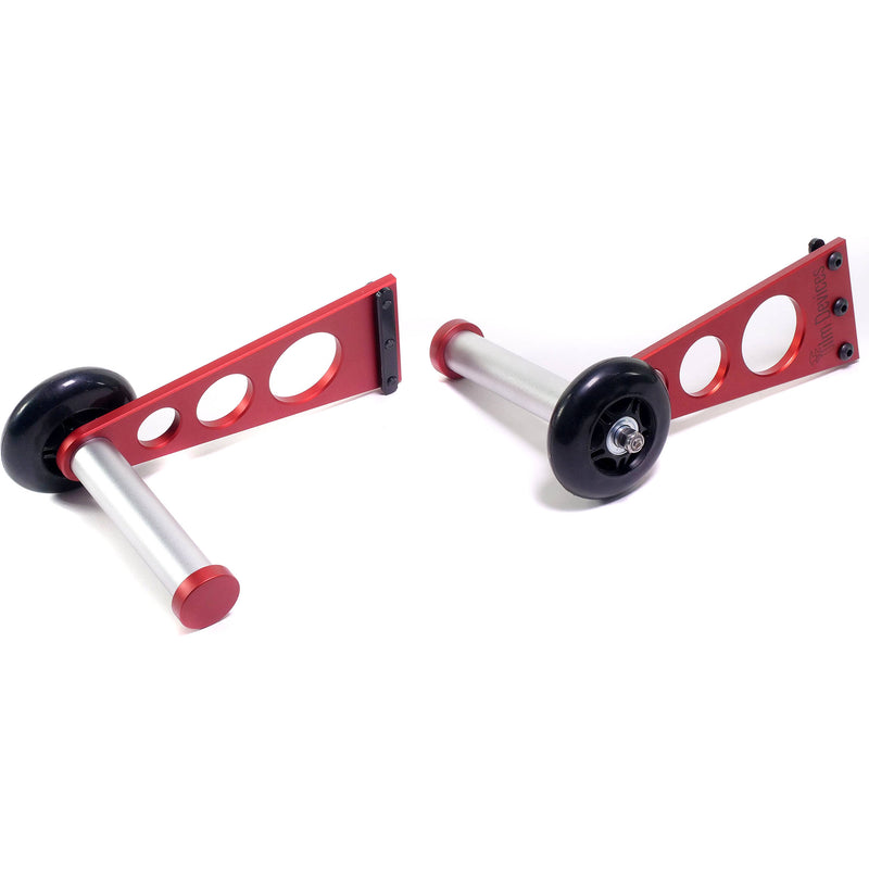 Film Devices Handle with Wheel for Location Sound Carts (Pair)