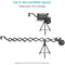 Proaim Powermatic Scissor 17' Telescopic Jib Crane with Speed Controller Remote & Dampening Head
