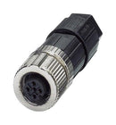 PHOENIX CONTACT 1424652 Sensor Connector, M12 Push-In, M12, Female, 5 Positions, Push In Socket, Straight Cable Mount GTIN UPC EAN: 4055626374994 SACC-M12FS-5PL M