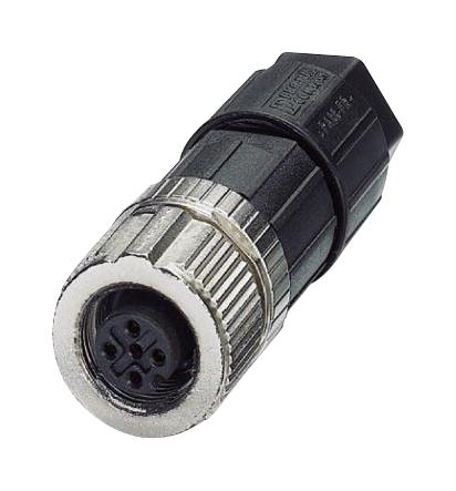 PHOENIX CONTACT 1424652 Sensor Connector, M12 Push-In, M12, Female, 5 Positions, Push In Socket, Straight Cable Mount GTIN UPC EAN: 4055626374994 SACC-M12FS-5PL M
