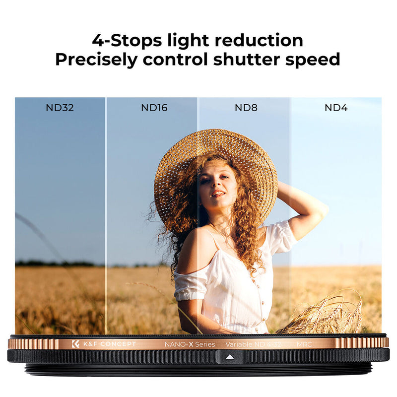 K&F Concept Nano-X Series Variable ND Lens Filter (67mm, 2 to 5-Stop)