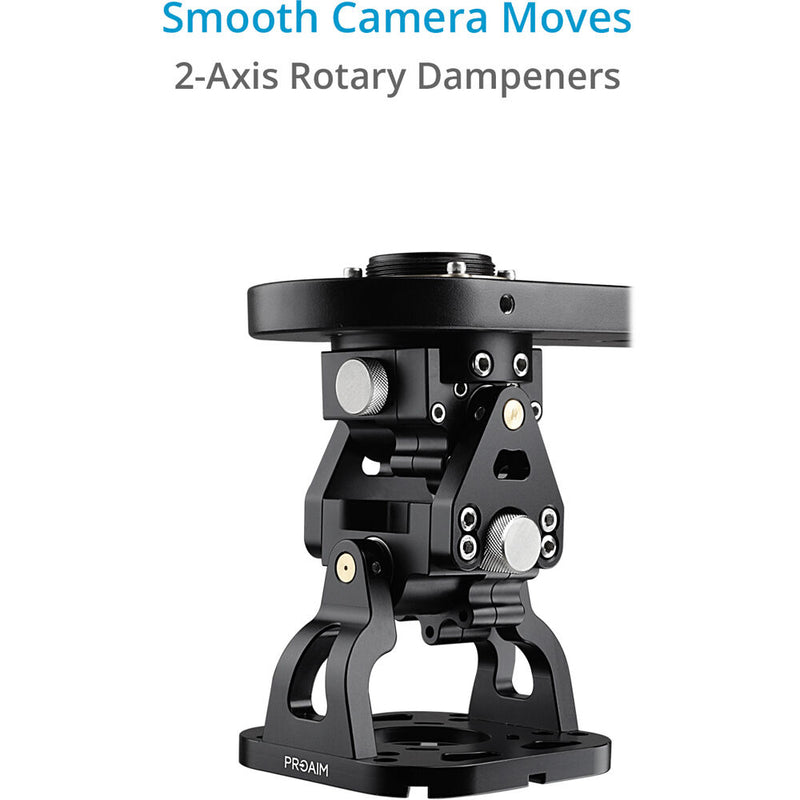 Proaim Sway-Dampening Mitchell Head for Camera Gimbals & Gyro Heads