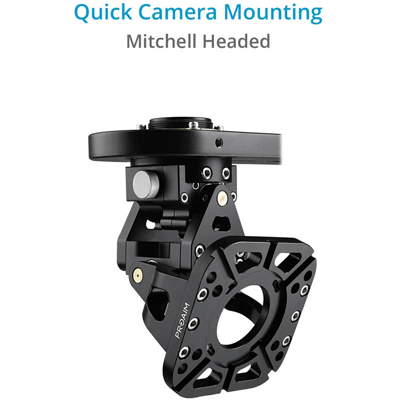 Proaim Sway-Dampening Mitchell Head for Camera Gimbals & Gyro Heads
