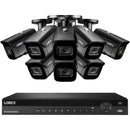 Lorex Pro Series N884A64B 16-Channel 4K UHD NVR with 4TB HDD with Eight LNB9242B Bullet Cameras (Black)