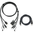 IOGEAR HDMI to DVI and USB KVM Cable Kit with Audio (6')