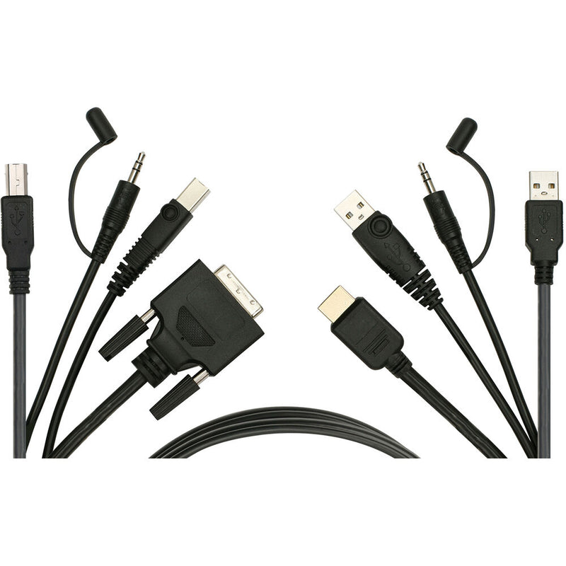 IOGEAR HDMI to DVI and USB KVM Cable Kit with Audio (6')