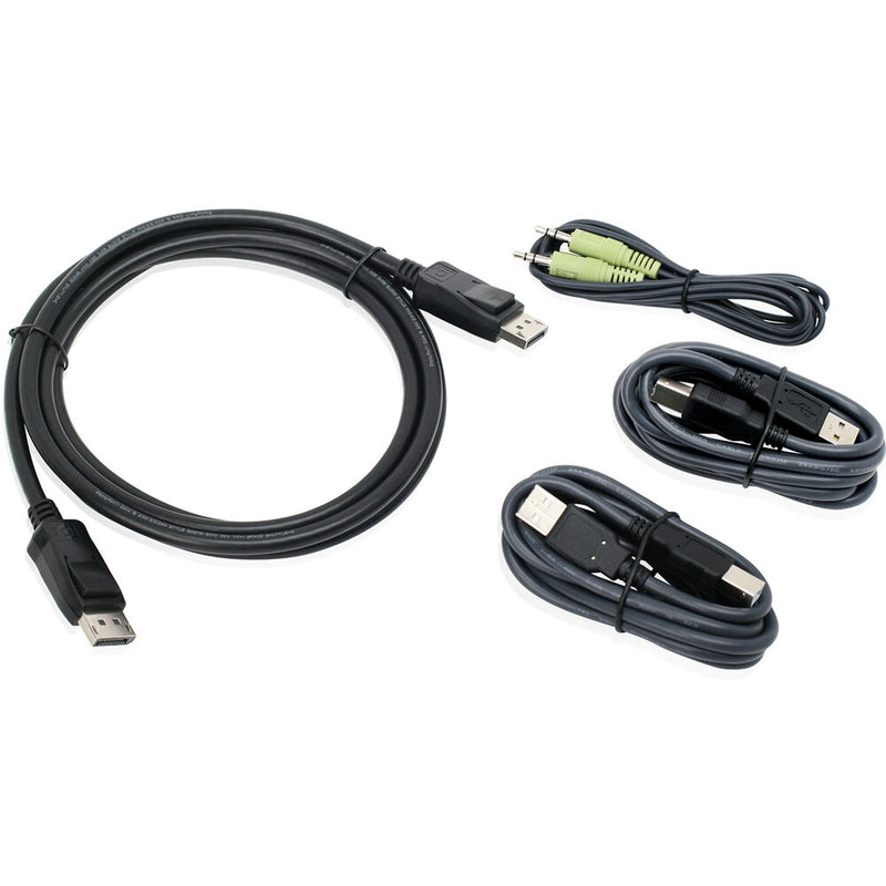 IOGEAR DisplayPort and USB KVM Cable Kit with Audio (6')