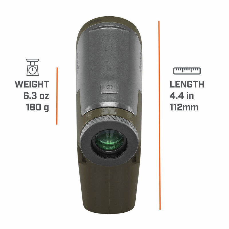 Bushnell 6x25 Bone Collector 1800 Laser Rangefinder (Black/Brown)
