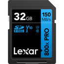 Lexar 32GB High-Performance 800x PRO UHS-I SDHC Memory Card (BLUE Series, 2-Pack)