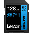 Lexar 128GB High-Performance 800x PRO UHS-I SDXC Memory Card (BLUE Series)