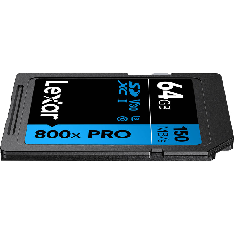 Lexar 64GB High-Performance 800x PRO UHS-I SDXC Memory Card (BLUE Series)