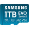 Samsung 1TB EVO Select microSDXC Card with SD Adapter