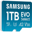 Samsung 1TB EVO Select microSDXC Card with SD Adapter