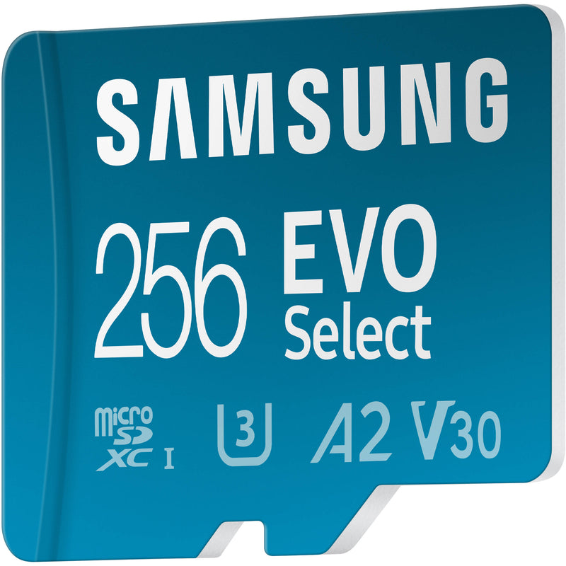 Samsung 256GB EVO Select microSDXC Card with SD Adapter