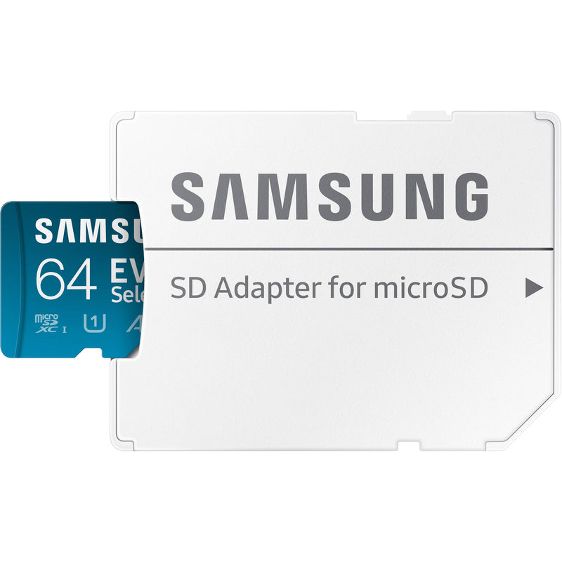 Samsung 64GB EVO Select microSDXC Card with SD Adapter