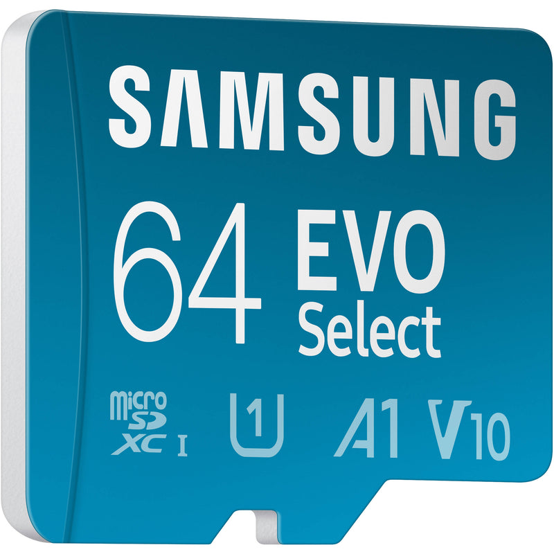 Samsung 64GB EVO Select microSDXC Card with SD Adapter