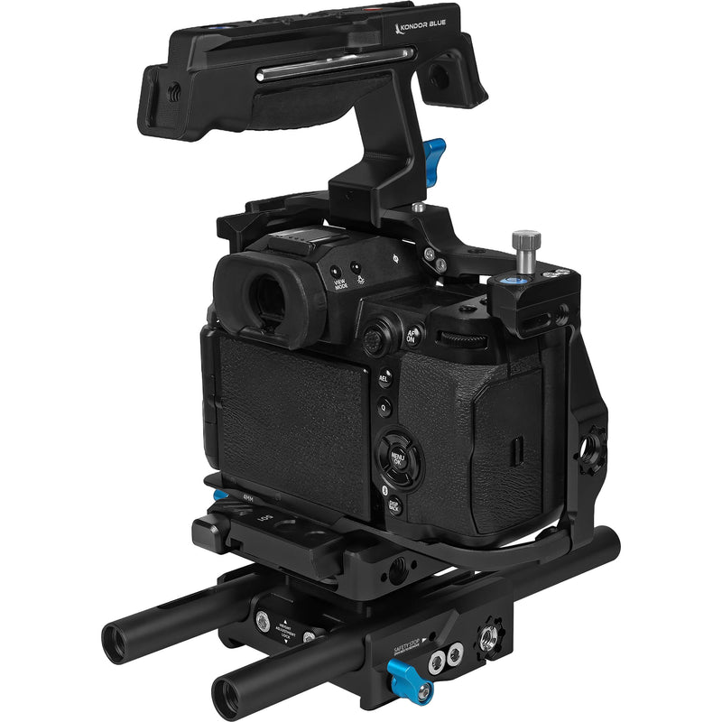 Kondor Blue Base Rig Cage for FUJIFILM X-H2S (Raven Black)