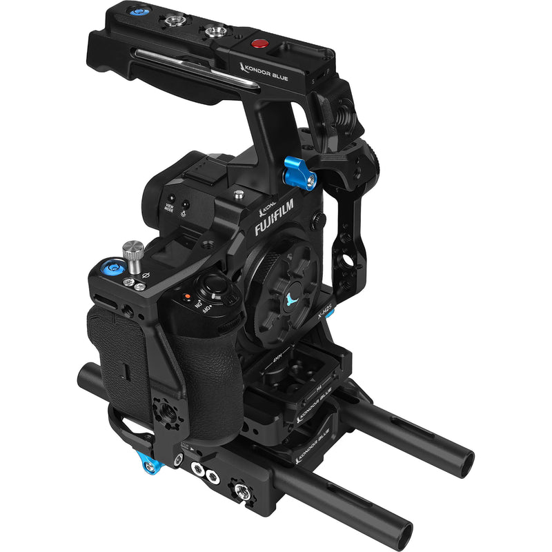 Kondor Blue Base Rig Cage for FUJIFILM X-H2S (Raven Black)