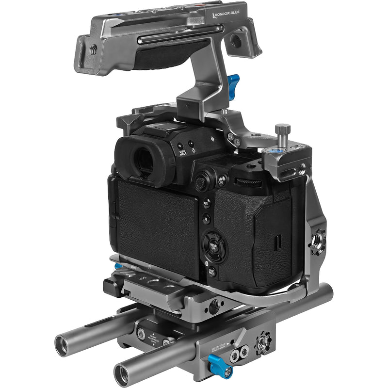 Kondor Blue Base Rig Cage for FUJIFILM X-H2S (Space Gray)