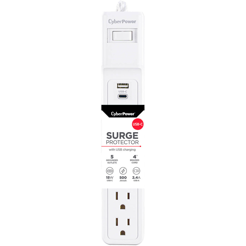 CyberPower 5-Outlet Home Office Surge Protector