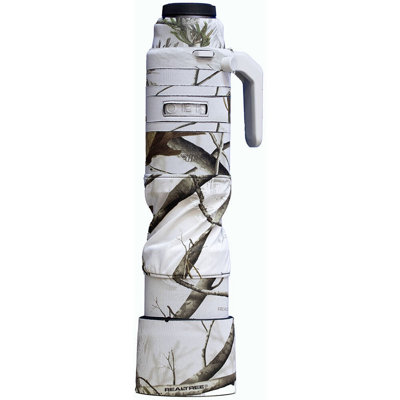 LensCoat Cover for Canon RF 200-800mm f/6.3-9 IS USM Lens (Realtree Snow)