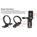 Sunwayfoto LS-63 Ring Lens Support with Arca-Type Collar