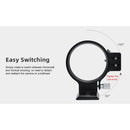 Sunwayfoto LS-63 Ring Lens Support with Arca-Type Collar