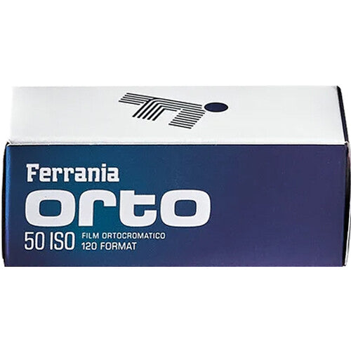 Ferrania Orto 50 ISO Orthochromatic Film (120 Roll Film)
