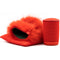 Bubblebee Industries The Spacer Bubble Windshield & Fur Cover System for Shotgun Mics (Red, XS+)