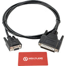 Hollyland DB25 Male to DB9 Female Tally Cable (4.9')
