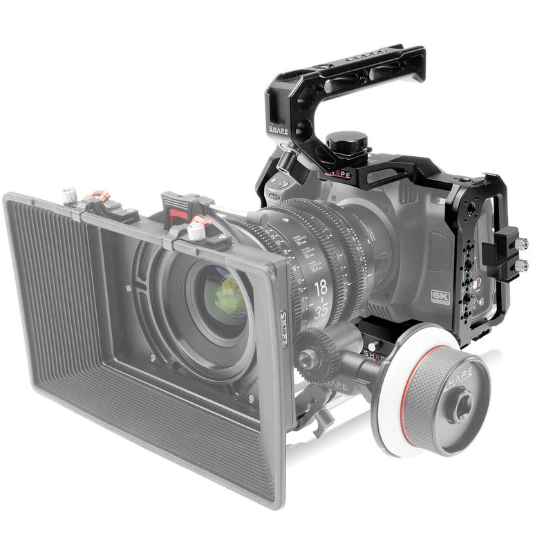 SHAPE Cage with Top Handle & 15mm Rod System for Blackmagic Cinema Camera 6K, 6K Pro & 6K G2