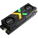 PNY XLR8 Gaming 1TB CS3150 M.2 NVMe PCIe 5.0 Internal SSD with RGB Heatsink