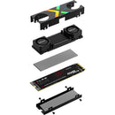 PNY XLR8 Gaming 1TB CS3150 M.2 NVMe PCIe 5.0 Internal SSD with RGB Heatsink